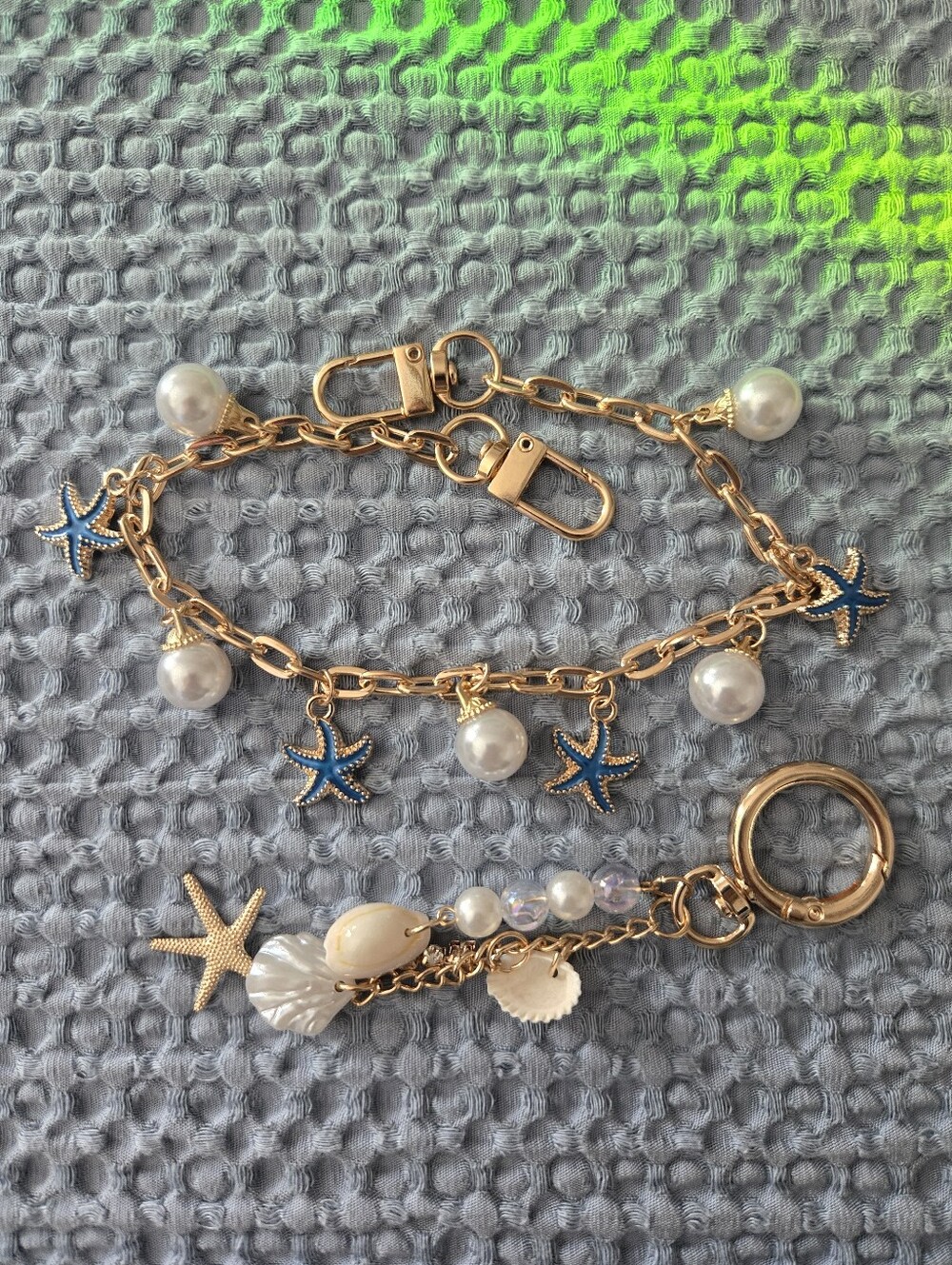 New Seashell Purse Charms Set Of 2